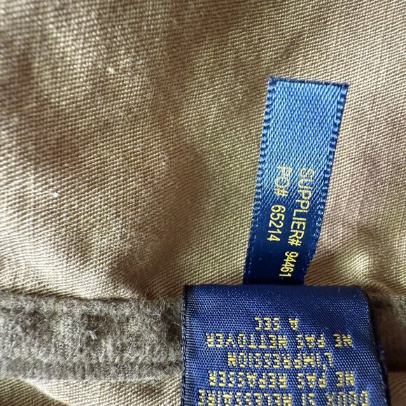 Polo Ralph Lauren Full Zip Oiled Cloth Orange Hooded Sport Jacket Medium Utility - Picture 6 of 16